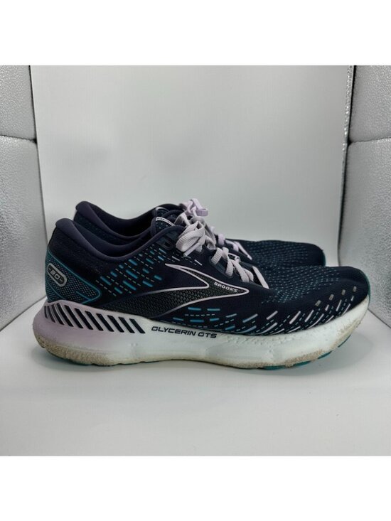 Brooks Shoes - Brooks Glycerin GTS 20 Shoes Womens Size 11.5 D Blue Running Cushioned Trainer
